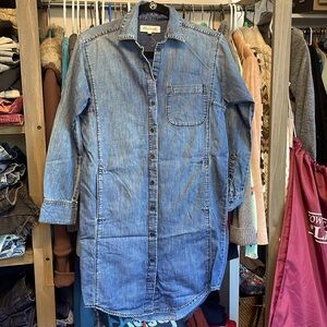 Madewell denim shirt dress